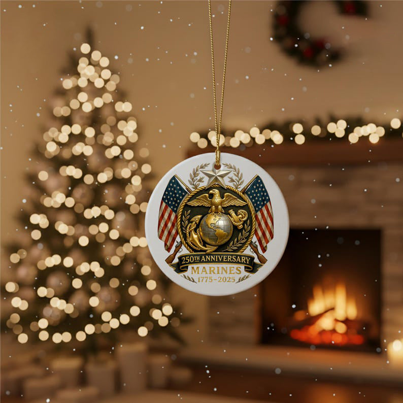 Marine 250th Anniversary Ornament Military Veteran Ornament Christmas Gift For Military 1762502324129.jpg