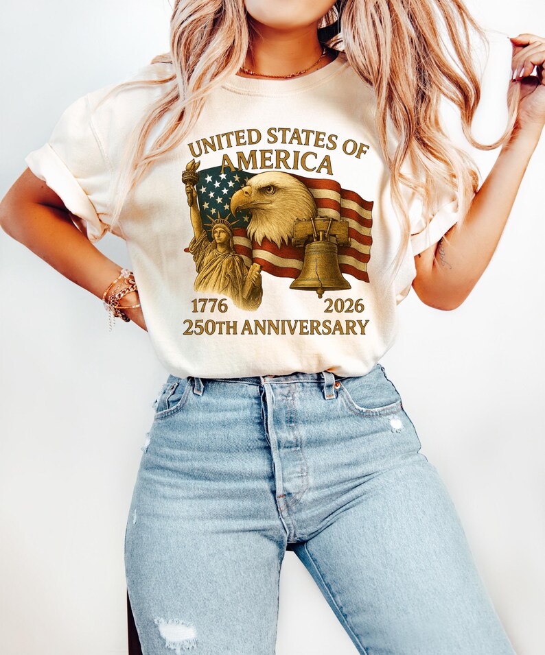 America 250th Anniversary T Shirt Patriot Eagle Statue Of Liberty Shirt 250th Independence Day Shirt Happy 250th Birthday Usa Usa Flag 1762506376295.jpg