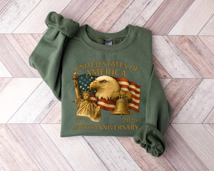 America 250th Anniversary T Shirt Patriot Eagle Statue Of Liberty Shirt 250th Independence Day Shirt Happy 250th Birthday Usa Usa Flag 1762506376298.jpg