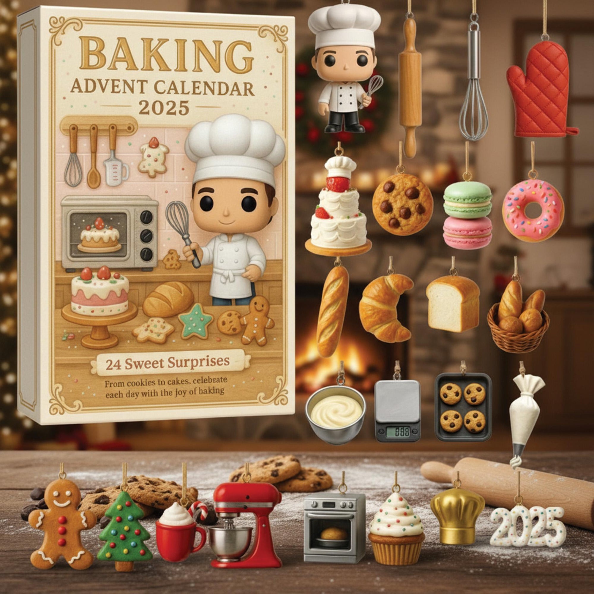 Baking Advent Calendar 2025 24 Mini Baking Themed Ornaments 1762507044448.jpg