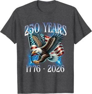 Eagle And Flag 250 Years 1776 2026 250th Birthday T Shirt Sweatshirt Hoodie 1762507195129.jpg