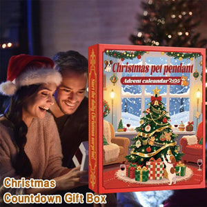 Christmas Pet Advent Calendar 2025  24 Cute Animal Ornaments  Dog Cat Bunny Reindeer Figurines  Holiday Countdown Gift Box 1762570447576.jpg