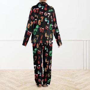Six Seven Meme Christmas Contrast Pajamas Set For Women And Kids Funny Christmas Pjs Viral Number Print Sleepwearmatching Xmas Loungewear 1762740209771.jpg