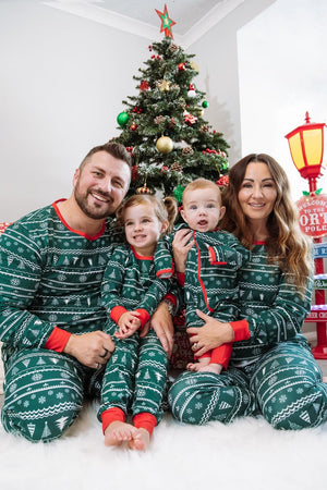 Green Family Matching Christmas Pyjamas  Adult Kids Dogs Xmas Sets  Christmas Matching Pajamas 1762740805856.jpg