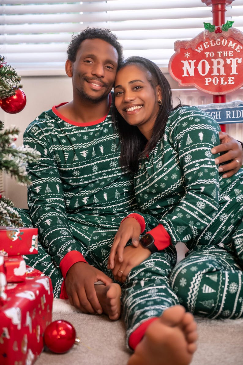Green Family Matching Christmas Pyjamas  Adult Kids Dogs Xmas Sets  Christmas Matching Pajamas 1762740806445.jpg