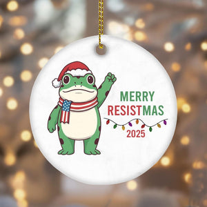 Merry Resistmas 2025 Ceramic Ornament Funny Political Frog Christmas Tree Decor Holiday Gift For Activists Protesters Or Free Thinkers 1762848140419.jpg