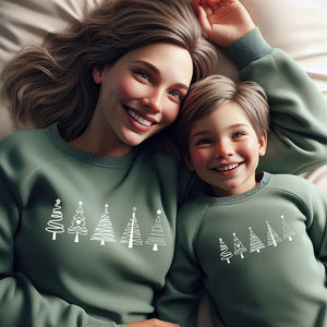 Festive Christmas Sweaters For The Family Matching Outfits For Siblings Cozy Shirts  Hoodies With Christmas Tree 1762849418512.jpg