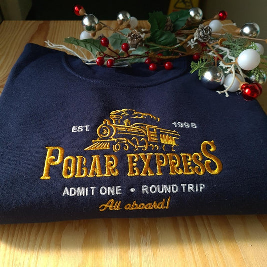 Polar Express Christmas Sweatshirt Christmas Embroidered Sweatshirt Polar Express Crewneck Vintage Christmas Crewneck Gift For Christmas 1762851059470.jpg