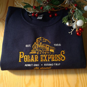Polar Express Christmas Sweatshirt Christmas Embroidered Sweatshirt Polar Express Crewneck Vintage Christmas Crewneck Gift For Christmas 1762851059669.jpg
