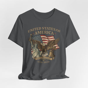 Usa 250th Anniversary Shirt Vintage American Birthday Tee Usa Independence Day Shirt America 250th Anniversary Unisex Tee 1762913684111.jpg