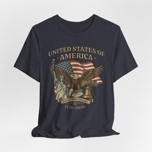 Usa 250th Anniversary Shirt Vintage American Birthday Tee Usa Independence Day Shirt America 250th Anniversary Unisex Tee 1762913684148.jpg