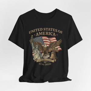 Usa 250th Anniversary Shirt Vintage American Birthday Tee Usa Independence Day Shirt America 250th Anniversary Unisex Tee 1762913684171.jpg