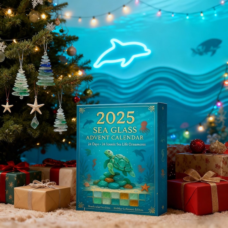 Sea Glass Advent Calendar 2025 24 Sea Animal Figurines Xmas Gift Set 1762919552740.jpg