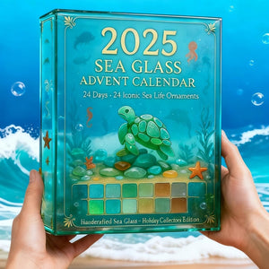 Sea Glass Advent Calendar 2025 24 Sea Animal Figurines Xmas Gift Set 1762919552841.jpg