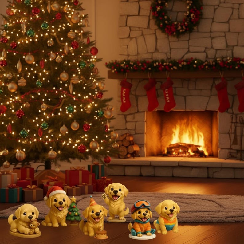 Golden Retriever Advent Calendar 2025  24 Days Of Joy Holiday Countdown  Puppy Christmas Acrylic 1762920714194.jpg