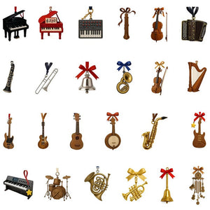 Musical Instruments Nature Advent Calendar 2025 24 Day Musical Figurines  Vintage Christmas Ornament Countdown 1762921162763.jpg