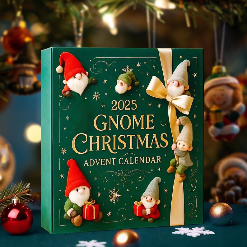 Gnome Christmas Advent Calendar 2025 24 Day Gnome Xmas Figurines  Vintage Christmas Ornament Countdown 1762921340752.jpg