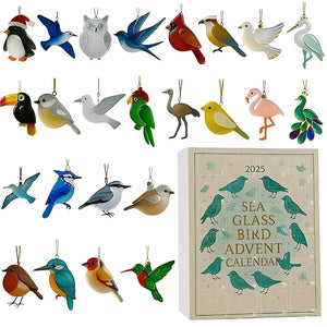 Bird Advent Calendar 2025 24 Day Bird Figurines  Vintage Christmas Ornament Countdown 1762921583419.jpg