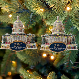 250 Years Anniversary Acrylic Ornament  250 Years United States Of America  Patriotic 1776 2026 Christmas Ornament 1762933506225.jpg