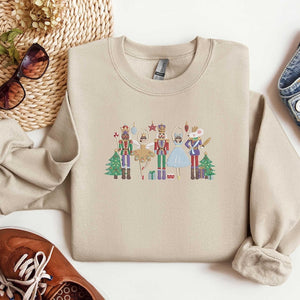 Embroidered Nutcracker Sweatshirt Embroidered Christmas Sweatshirt Christmas Nutcracker Shirt Christmas Tee Christmas Christmas Gift 1762939844668.jpg