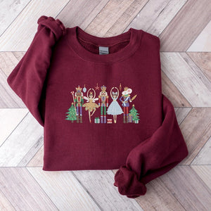 Embroidered Nutcracker Sweatshirt Embroidered Christmas Sweatshirt Christmas Nutcracker Shirt Christmas Tee Christmas Christmas Gift 1762939844674.jpg