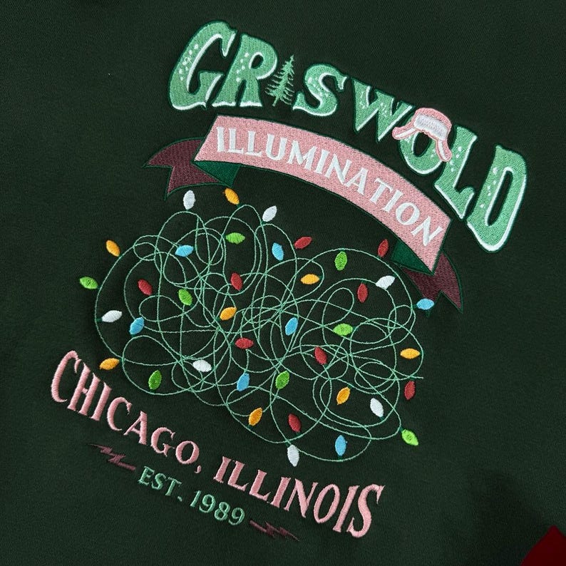 Embroidered Griswold Christmas Sweatshirt Christmas Movie Sweatshirt Funny Christmas Shirt Embroidered Christmas Sweatshirt 1762941125289.jpg