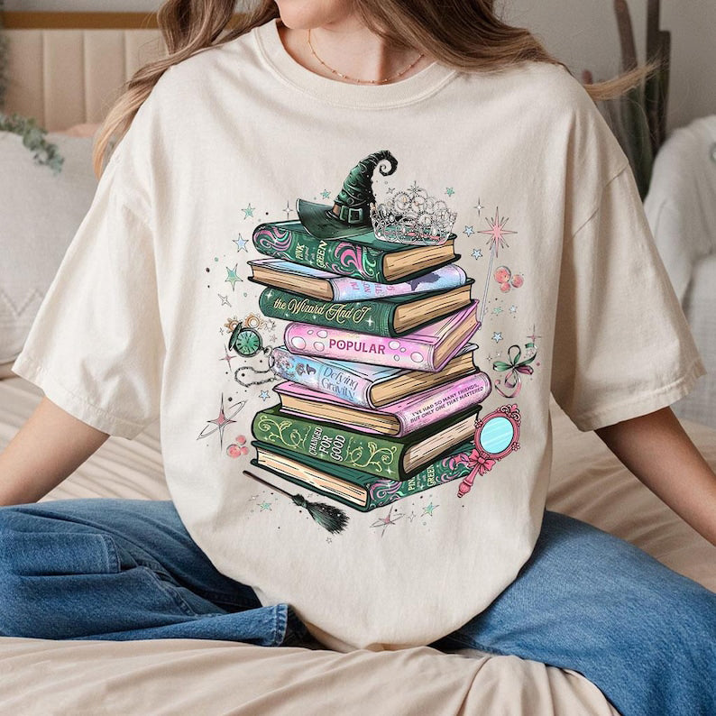 Wicked Shirt Wicked Changed For Good Book Shirt Defy Gravity Shirt Broomstick Magic Wand Wizard Movie Shirt Wicked Musical Fan Gifts 1763002914888.jpg