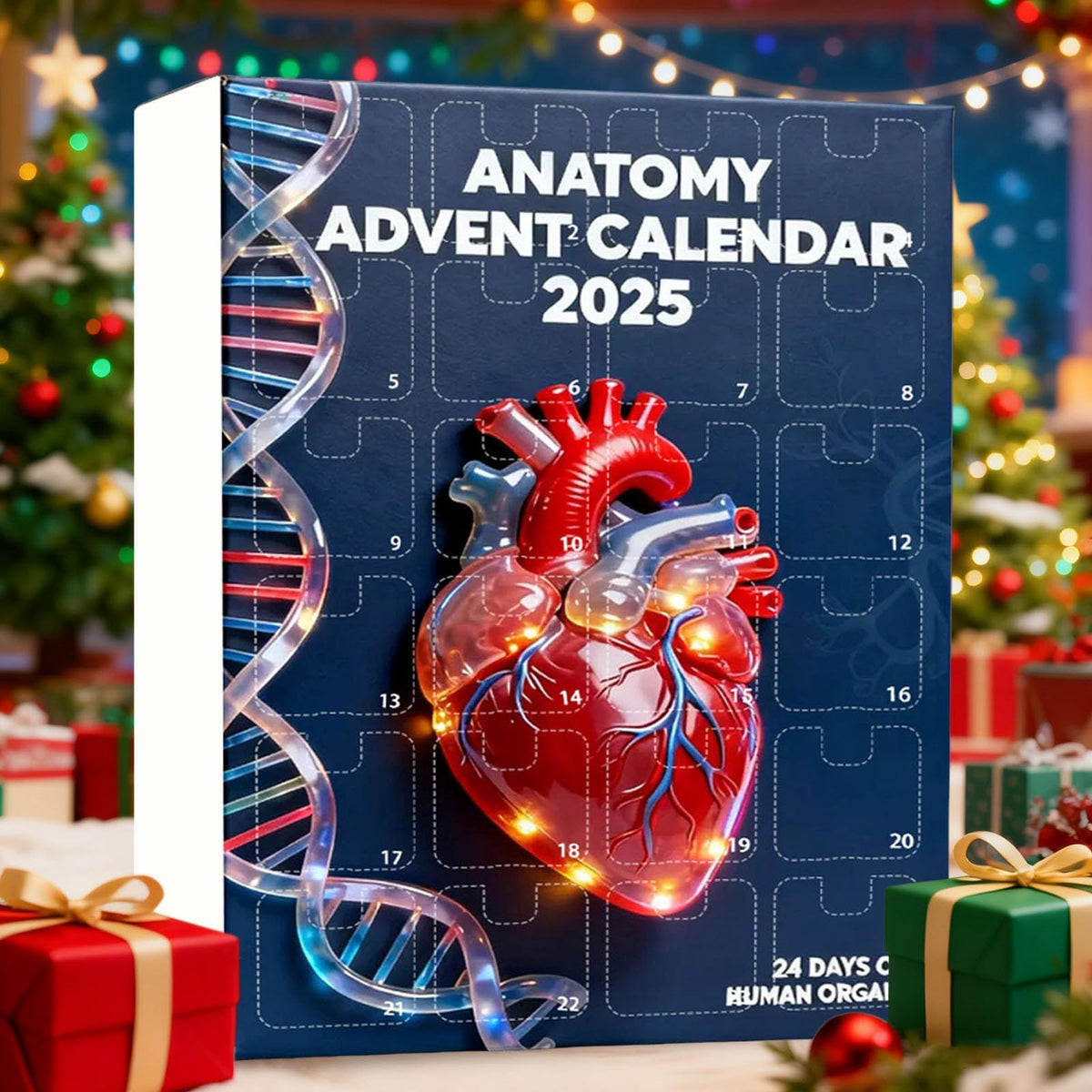 2025 Anatomy Advent Calendar Christmas Advent Calendar 24 Days With Human Organs As Ornaments Mini Models Of Human Organs 1763006287820.jpg