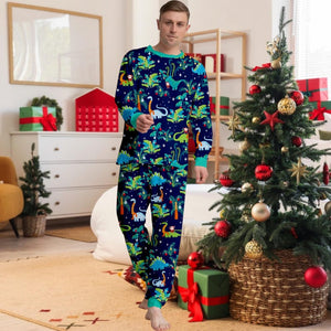 Dinosaur Family Matching Pajamas Set Fun Christmas Holiday Pjs For Men Women  Kids  Cozy Xmas Outfit For Family Photos 1763020079445.jpg