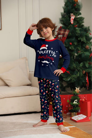 Family Christmas Pajamas Set Matching Merry Christmas Pjs With Santa Hat Candy Cane Print Holiday Sleepwear For Kids Adults Baby And Dog 1763021316221.jpg