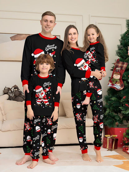 Family Christmas Pajamas Set Matching Black Merry Christmas Santa Pjs Holiday Sleepwear For Kids Adults Baby  Dog Festive Photoshoot 1763021457595.jpg