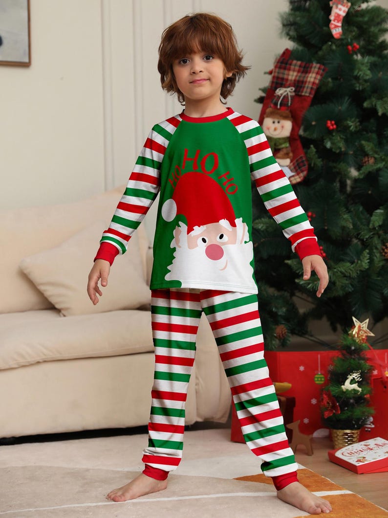Family Christmas Pajamas Set Matching Santa  Reindeer Holiday Pjs Merry Ho Ho Christmas Sleepwear For Kids Adults Festive Xmas Outfit 1763023019014.jpg