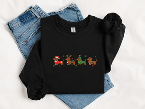 Dachshund Christmas Sweatshirt Wiener Dog Holiday Shirt Dog Lover Gift Holiday Sweater Cute Christmas Dog Shirt Funny Pet Lover Gift 1763086913358.jpg
