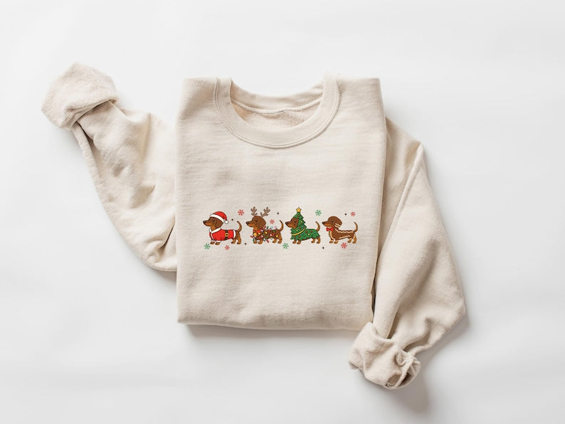 Dachshund Christmas Sweatshirt Wiener Dog Holiday Shirt Dog Lover Gift Holiday Sweater Cute Christmas Dog Shirt Funny Pet Lover Gift 1763087123508.jpg