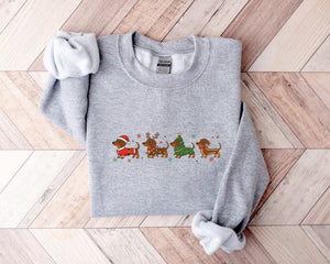 Dachshund Christmas Sweatshirt Wiener Dog Holiday Shirt Dog Lover Gift Holiday Sweater Cute Christmas Dog Shirt Funny Pet Lover Gift 1763087123550.jpg