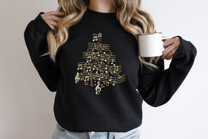 Christmas Tree Music Sweatshirt Music Note Tree Sweater Music Lover Christmas Gift Musician Mother Gift Shirt Christmas Vibes T Shirt 1763103232125.jpg