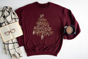 Christmas Tree Music Sweatshirt Music Note Tree Sweater Music Lover Christmas Gift Musician Mother Gift Shirt Christmas Vibes T Shirt 1763103232393.jpg