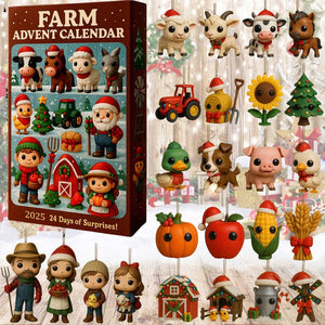 Farm Land Advent Calendar 2025 24 Days Christmas Countdown With Mini Farm Animal Figurines Fun Holiday Gift For Kids  Families Decor 1763105390023.jpg