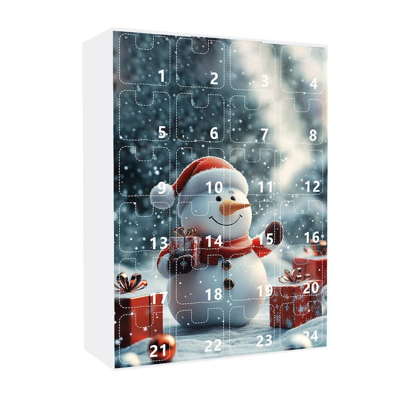 Snowman Advent Calendar 2025 Christmas Countdown Box For Kids Holiday Gift Idea Winter Snowman Figurine Set Christmas Home Decor Gift 1763105510825.jpg