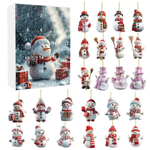Snowman Advent Calendar 2025 Christmas Countdown Box For Kids Holiday Gift Idea Winter Snowman Figurine Set Christmas Home Decor Gift 1763105511119.jpg