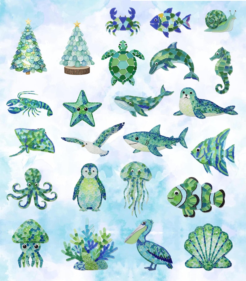 Sea Life Advent Calendar 2025 24 Ocean Inspired Marine Ornaments Calendar With Acrylic Ornaments Christmas Countdown Calendar 1763107207115.jpg