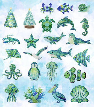 Sea Life Advent Calendar 2025 24 Ocean Inspired Marine Ornaments Calendar With Acrylic Ornaments Christmas Countdown Calendar 1763107207115.jpg
