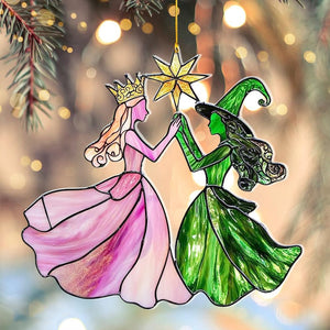 Elphaba And Glinda Besties Acrylic Ornament Wicked Christmas Ornament Wickeds Merch Wicked Ornament Wicked The Musical Wicked Movie 1763108807806.jpg