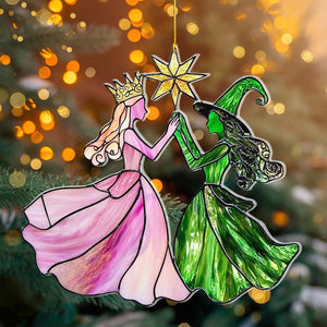 Elphaba And Glinda Besties Acrylic Ornament Wicked Christmas Ornament Wickeds Merch Wicked Ornament Wicked The Musical Wicked Movie 1763108809025.jpg