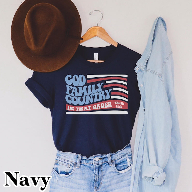 Conservative Shirt Charlie Kirk Shirt God Family Country Sweatshirt A True Patriot Charlie Kirk Shirt Prayer Up Charlie Human Rights Tee 1763174729809.jpg