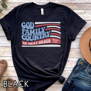 Conservative Shirt Charlie Kirk Shirt God Family Country Sweatshirt A True Patriot Charlie Kirk Shirt Prayer Up Charlie Human Rights Tee 1763174729862.jpg