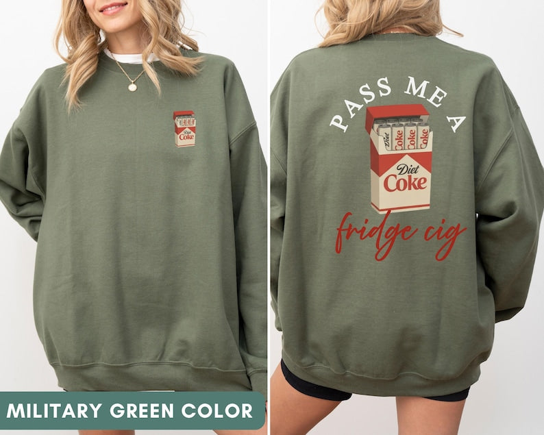 Funny Diet Coke Sweatshirt Diet Coke Lover Crewneck Fun Diet Coke Lover Gift Coke Zero Tee Soda Lover Gift Trendy Soda Tee Diet Coke Sweater 1763180670883.jpg