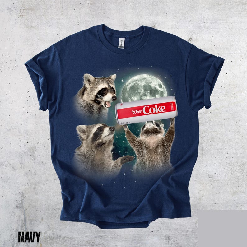 Funny Raccoon Diet Coke T Shirt Sweatshirt   Funny Tee For Animal Lovers 1763181245175.jpg