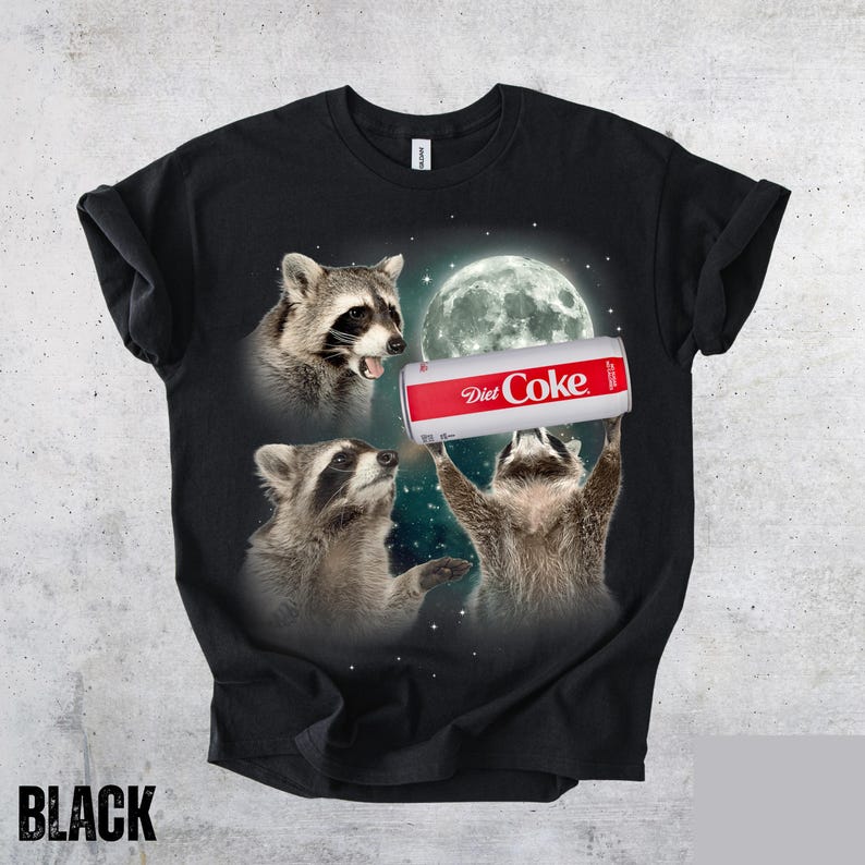 Funny Raccoon Diet Coke T Shirt Sweatshirt   Funny Tee For Animal Lovers 1763181245242.jpg