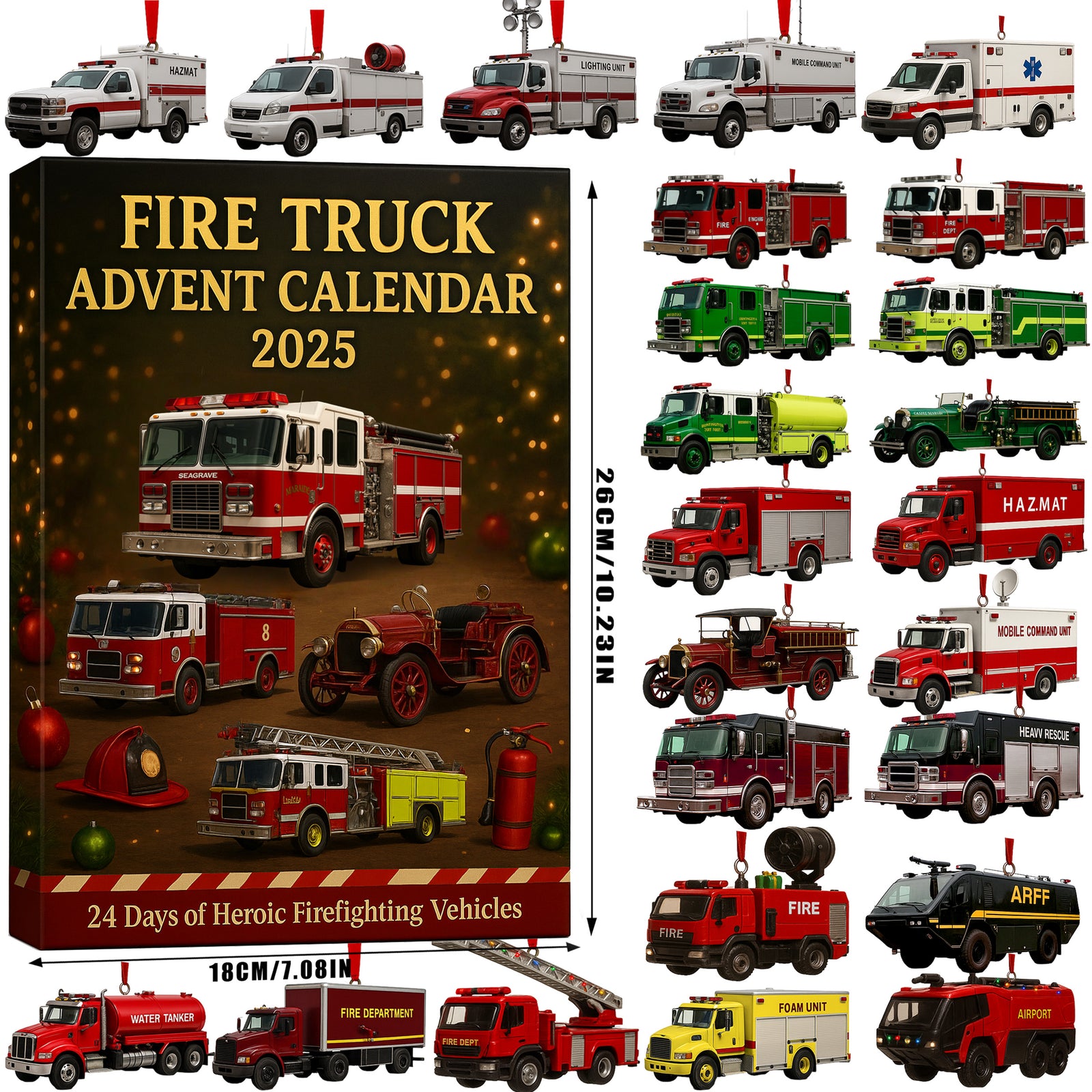 Fire Truck Advent Calendar 2025 24 Mini Rescue Vehicle Models For Kids And Collectors Christmas Countdown Gift For Firefighter Lovers 1763181537063.jpg